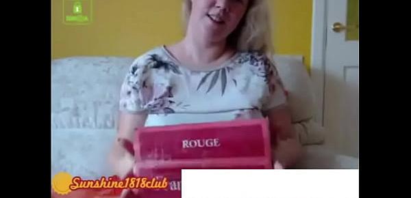  July 17th webcam show from Chaturbate.com leaked mail unboxing